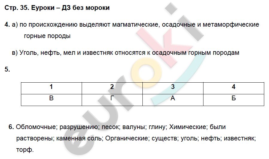 Рабочая тетрадь по географии 6 класс. ФГОС Домогацких Страница 35