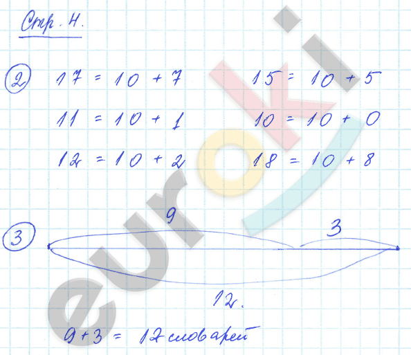 Тетрадь для проверочных и контрольных работ 2 класс. Часть 1, 2. ФГОС Чуракова Страница 4