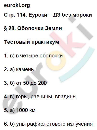 Тетрадь-практикум по географии 5 класс Молодцов Страница 114