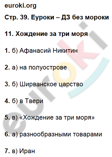 Тетрадь-практикум по географии 5 класс Молодцов Страница 39