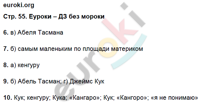 Тетрадь-практикум по географии 5 класс Молодцов Страница 55