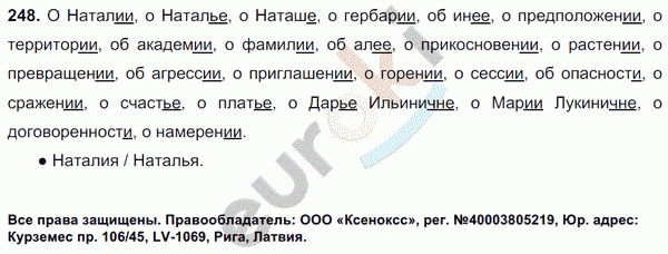 248 упражнение 6 русский язык. Русский язык 6 класс ладыженская упражнение 248. Наталия Наталья Наташа гербарий иней предположение территория. Русский язык 6 класс 1 часть страница 122 упражнение 248. Ладышская 1 часть 5 класс задание 248.