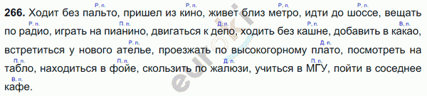 Русский язык 6 класс. Часть 1, 2. ФГОС Баранов, Ладыженская Задание 266