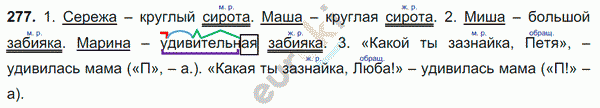 Русский язык 6 класс. Часть 1, 2. ФГОС Баранов, Ладыженская Задание 277