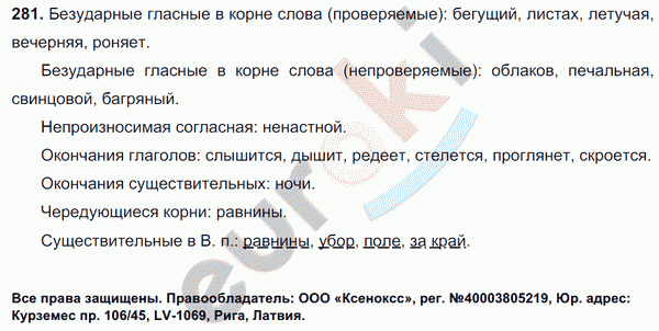 Русский язык 6 класс. Часть 1, 2. ФГОС Баранов, Ладыженская Задание 281