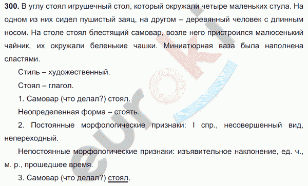 Русский язык 6 класс. Часть 1, 2. ФГОС Баранов, Ладыженская Задание 300