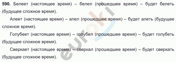 Русский язык 6 класс. Часть 1, 2. ФГОС Баранов, Ладыженская Задание 590