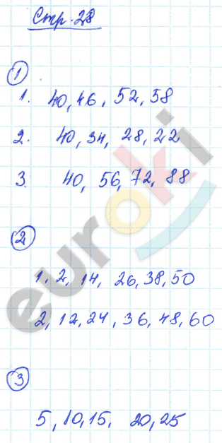 Рабочая тетрадь по математике 2 класс. Часть 1, 2. ФГОС Захарова, Юдина Страница 28