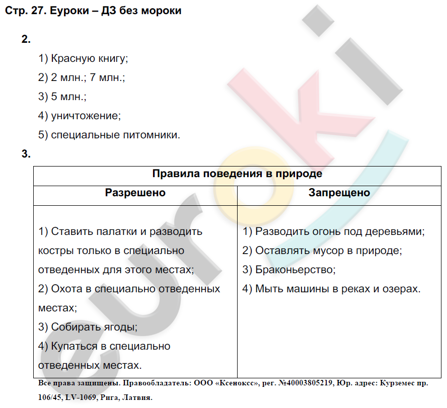 Рабочая тетрадь по биологии 5 класс. ФГОС Новикова, Романова Страница 27