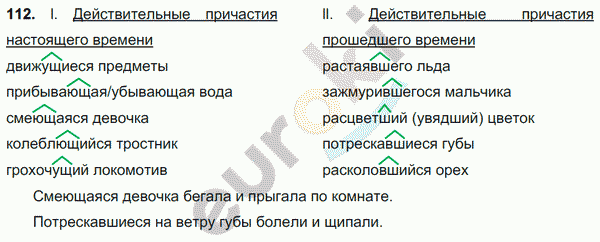 Русский язык 7 класс. ФГОС Баранов, Ладыженская Задание 112