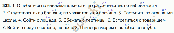 Русский язык 7 класс. ФГОС Баранов, Ладыженская Задание 333