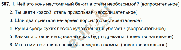 Русский язык 7 класс. ФГОС Баранов, Ладыженская Задание 507