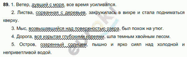 Русский язык 7 класс. ФГОС Баранов, Ладыженская Задание 89