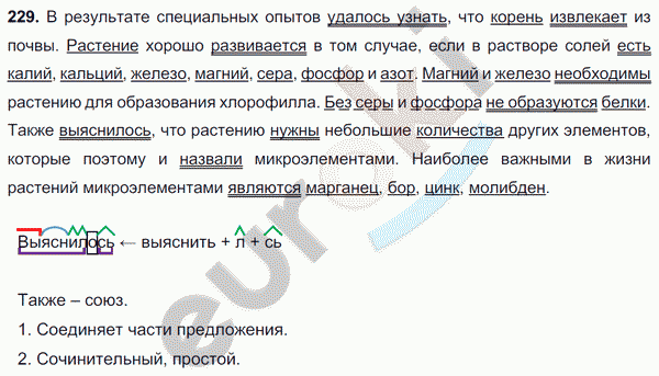 Русский язык 8 класс. ФГОС Ладыженская, Тростенцова Задание 229
