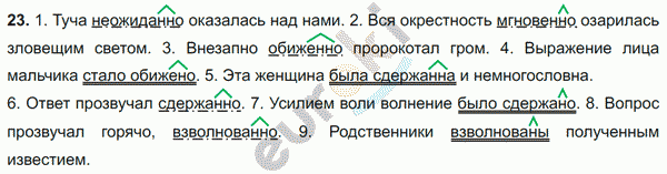 Русский язык 8 класс. ФГОС Ладыженская, Тростенцова Задание 23