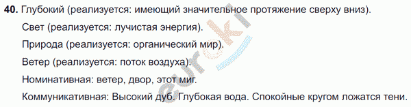 Русский язык 8 класс. ФГОС Ладыженская, Тростенцова Задание 40