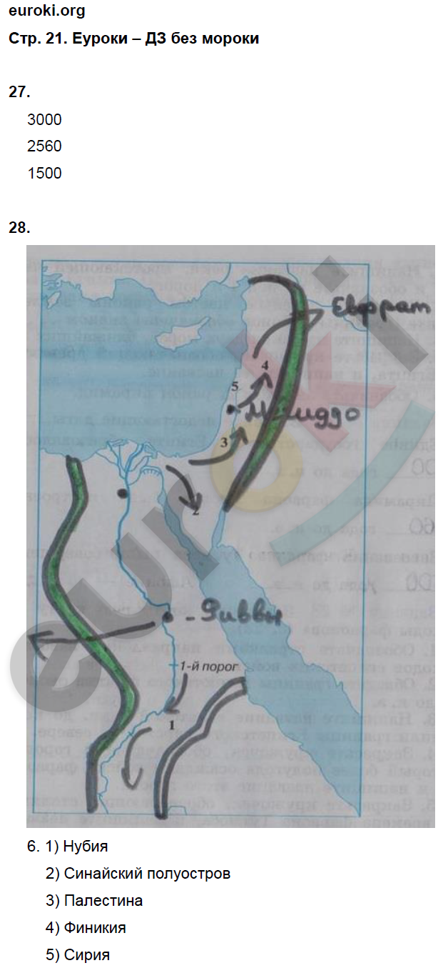 Рабочая тетрадь по истории Древнего мира 5 класс. Часть 1, 2. ФГОС Годер Страница 21