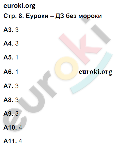 Рабочая тетрадь по биологии 9 класс. ФГОС Пасечник, Швецов Страница 8