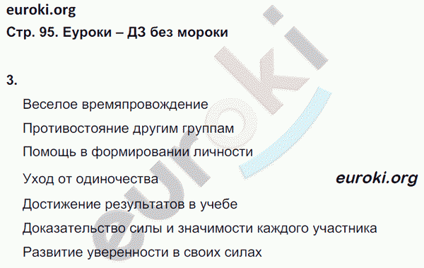 Рабочая тетрадь по обществознанию 5 класс. ФГОС Хромова. К учебнику Кравченко Страница 95