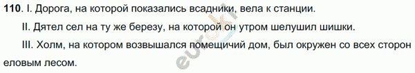 Русский язык 9 класс. ФГОС Тростенцова, Ладыженская Задание 110