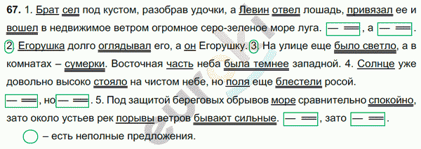 Русский язык 9 класс. ФГОС Тростенцова, Ладыженская Задание 67