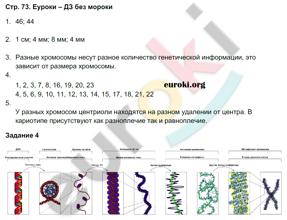 Рабочая тетрадь по биологии 9 класс Пономарева, Панина Страница 73