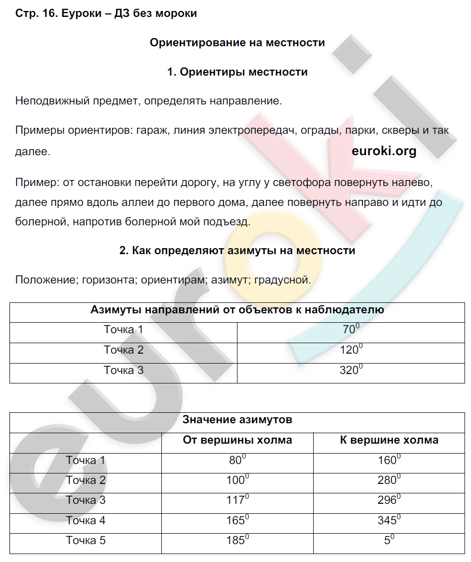 Рабочая тетрадь по географии 6 класс. ФГОС Летягин Страница 16