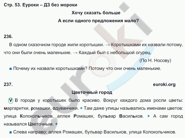 Рабочая тетрадь по русскому языку 2 класс. Часть 1, 2, 3. ФГОС Соловейчик, Кузьменко Страница 53