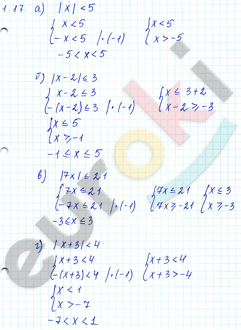 Алгебра 9 класс. ФГОС Мордкович, Александрова, Мишустина Задание 17