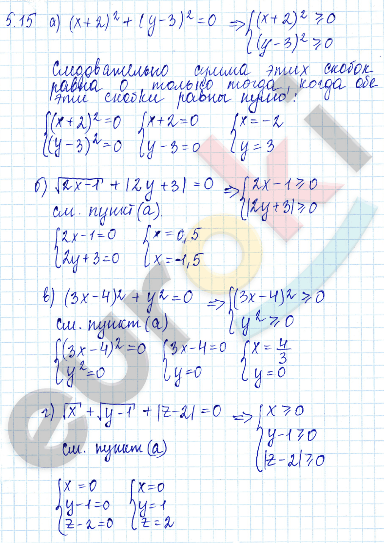 Алгебра 9 класс. ФГОС Мордкович, Александрова, Мишустина Задание 15