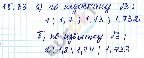 Алгебра 9 класс. ФГОС Мордкович, Александрова, Мишустина Задание 33