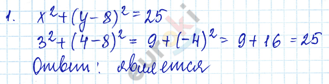 Алгебра 9 класс. ФГОС Мордкович, Александрова, Мишустина Вариант 1
