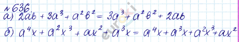 Алгебра 7 класс. ФГОС Дорофеев, Суворова Задание 636