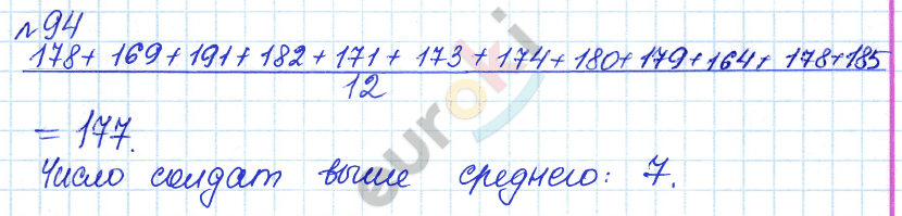Алгебра 7 класс. ФГОС Дорофеев, Суворова Задание 94
