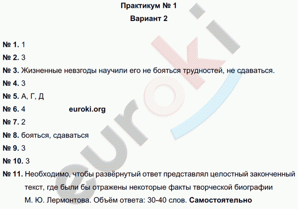 Русский язык 6 класс. Тематический контроль Александров, Цыбулько Вариант 2