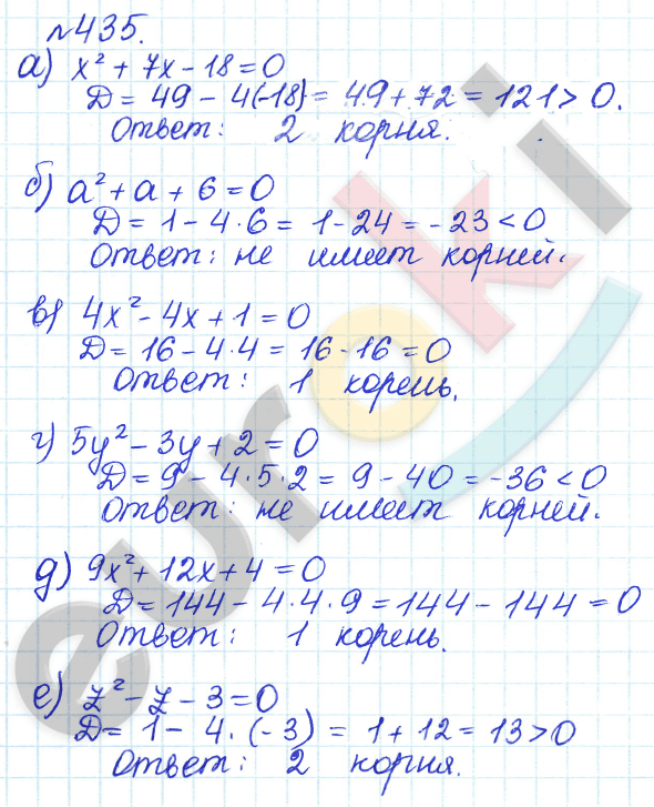 Алгебра 8 класс. ФГОС Дорофеев, Суворова Задание 435