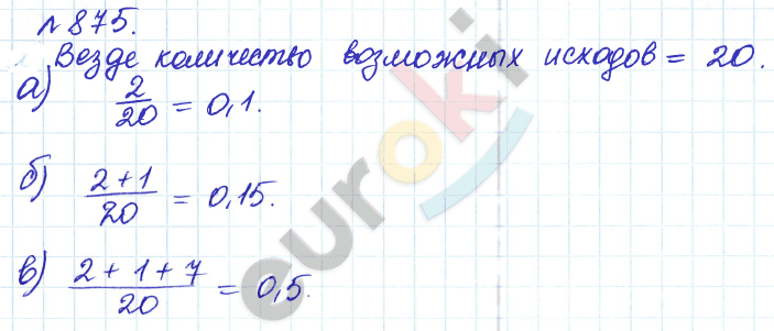 Алгебра 8 класс. ФГОС Дорофеев, Суворова Задание 875