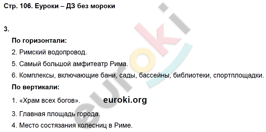 Рабочая тетрадь по истории Древнего мира 5 класс. ФГОС Ванина, Данилов Страница 106