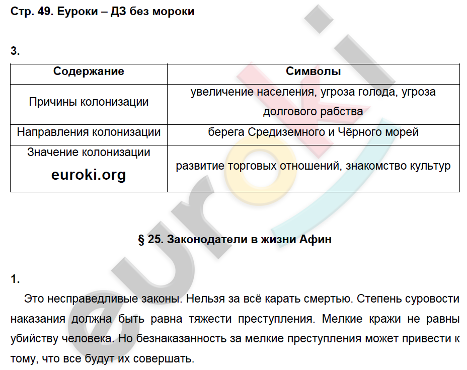 Рабочая тетрадь по истории Древнего мира 5 класс. ФГОС Ванина, Данилов Страница 49