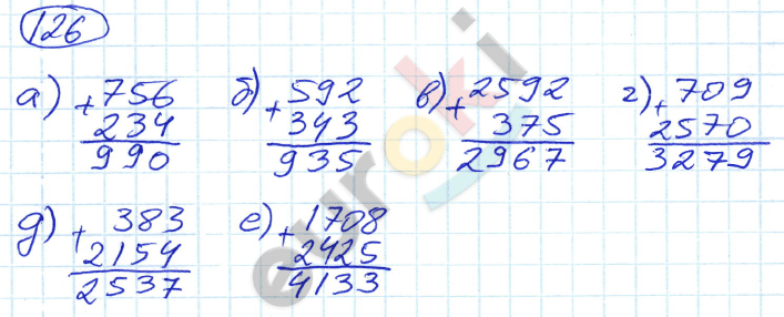 Математика 5 класс. ФГОС Никольский Задание 126