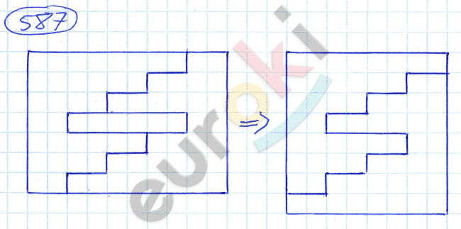 Математика 5 класс. ФГОС Никольский Задание 587