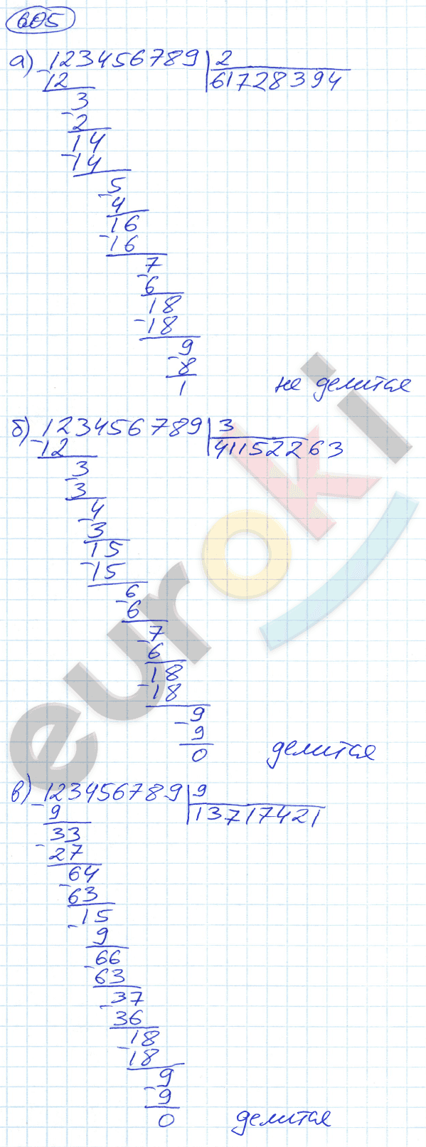 Математика 5 класс. ФГОС Никольский Задание 605