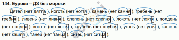 Русский язык 3 класс. Часть 1, 2, 3 Каленчук, Чуракова Задание 144