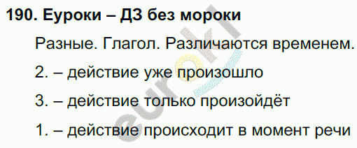 Русский язык 3 класс. Часть 1, 2, 3 Каленчук, Чуракова Задание 190