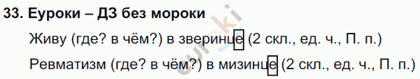 Русский язык 3 класс. Часть 1, 2, 3 Каленчук, Чуракова Задание 33