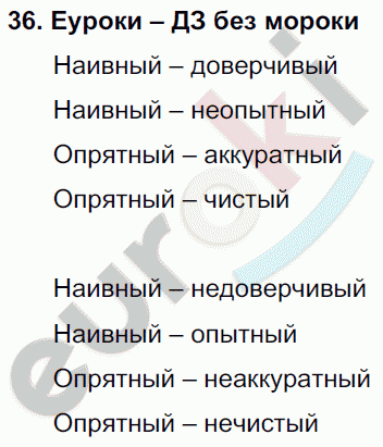 Русский язык 3 класс. Часть 1, 2, 3 Каленчук, Чуракова Задание 36