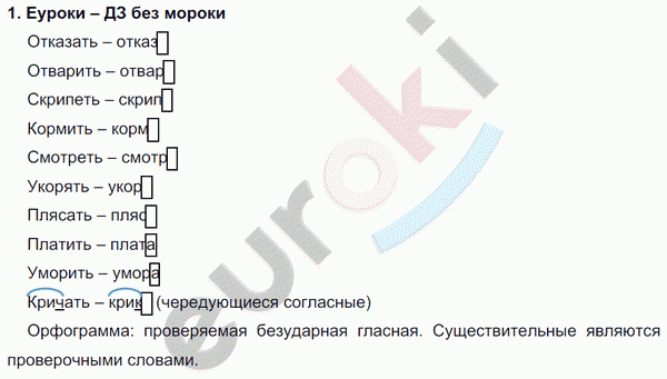 Русский язык 4 класс. Часть 1, 2, 3 Каленчук, Чуракова Задание 1