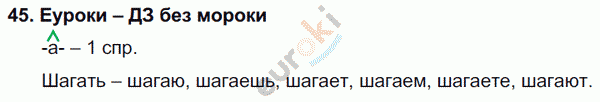 Русский язык 4 класс. Часть 1, 2, 3 Каленчук, Чуракова Задание 45