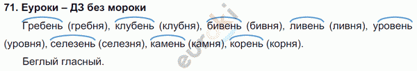 Русский язык 4 класс. Часть 1, 2, 3 Каленчук, Чуракова Задание 71