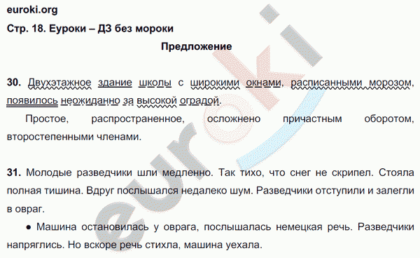 Рабочая тетрадь по русскому языку 8 класс Ефремова Страница 18